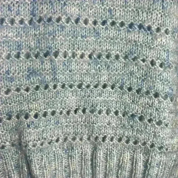 Handmade granny core , cottage core, short sleeve sweater handmade sweater. - Picture 4 of 4